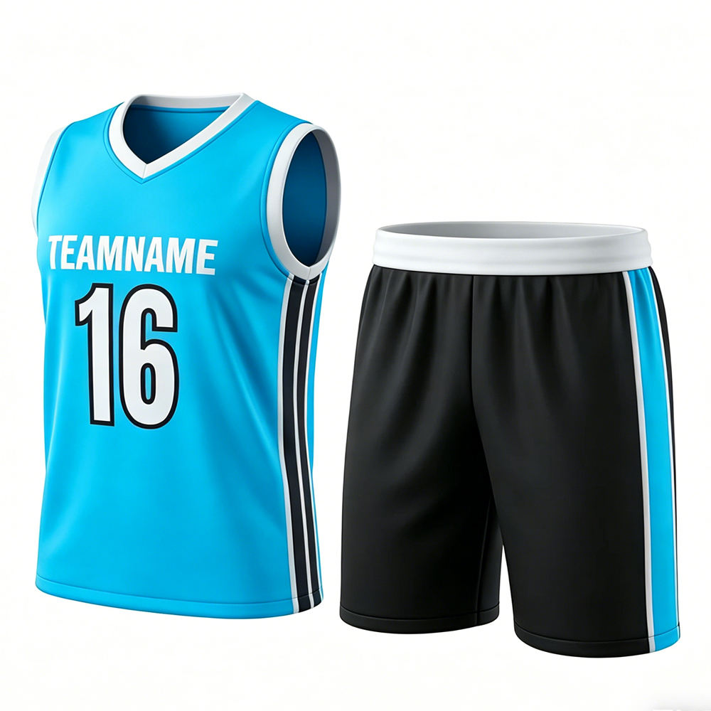 Basketball Uniform - Light Blue