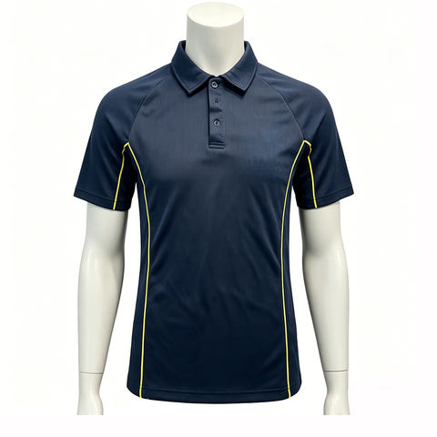 Stand-Collar Four-Button Shirt